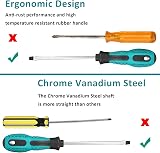 TekValue 7pc Screwdriver Set Heavy Duty Chrome Vanadium Steel Magnetic Tips view 5