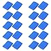Mallofusa 10 Pack Colorful Sports Basketball Football Absorbent Wristband Sweatbands Party Outdoor Activity (Dark Blue)