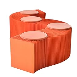 FORESTS Folding Paper Stool Sofa Chair,Paper