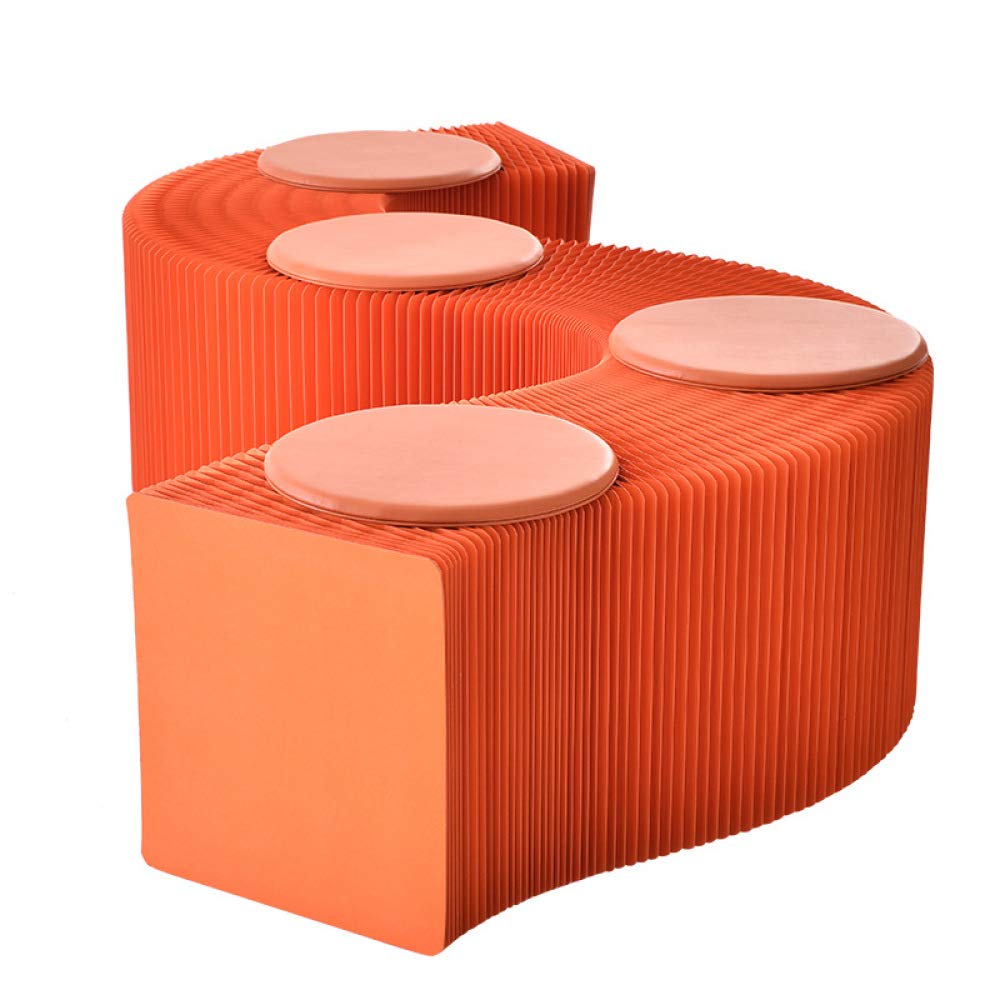 FORESTS Folding Paper Stool Sofa Chair,Paper