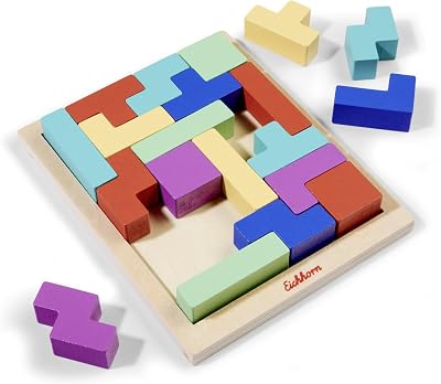 – Games – Juego de moldes con Marco de Madera, 30 Piedras Formas para clasificar, tamaño Incluyendo Marco 13,5 x 17 cm, Madera de Abedul, a Partir de 3 años