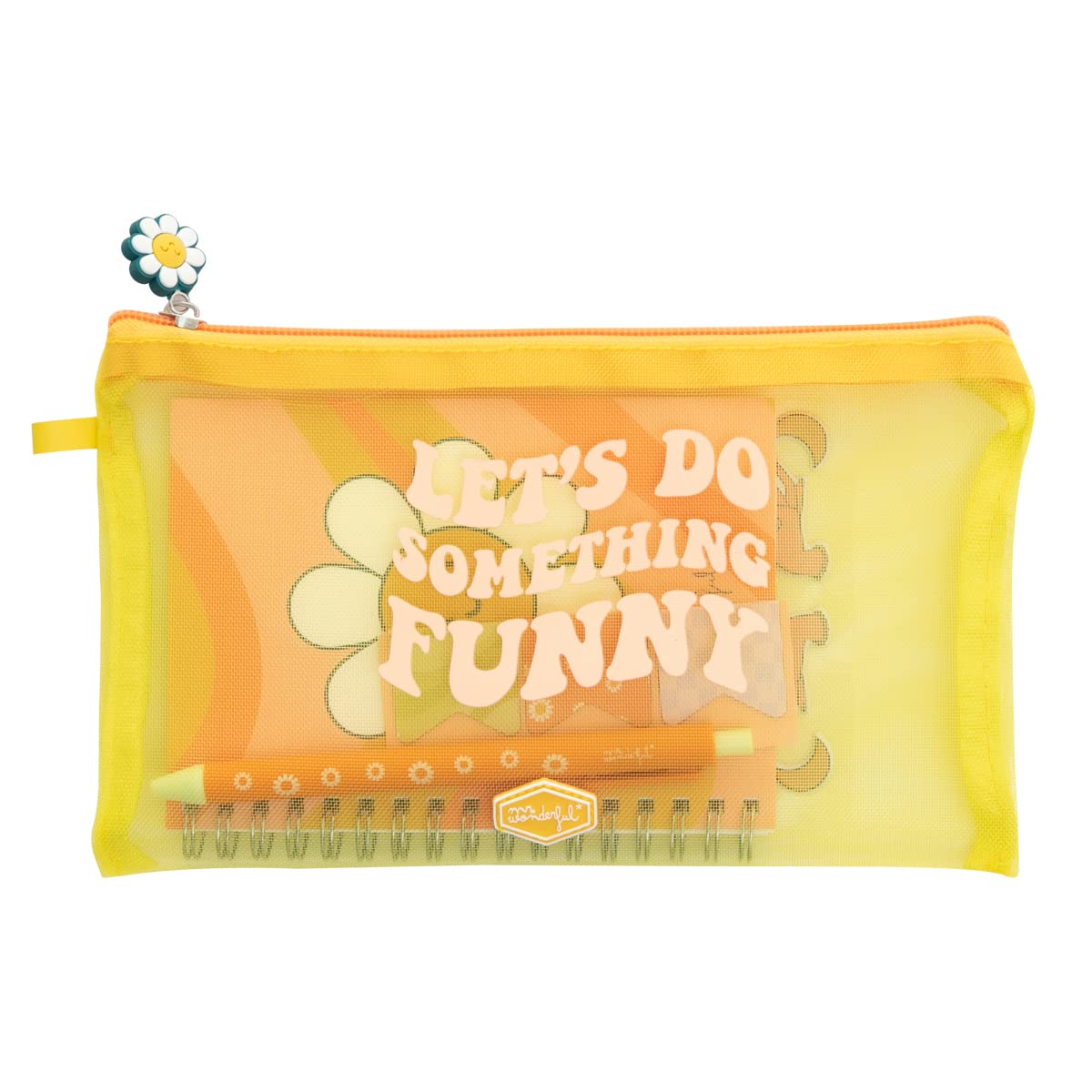 Mr. Wonderful Pencil case with Extras - Let's do Something Funny