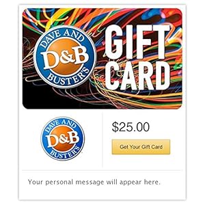 Image of Dave & Buster's Gift Cards - E-mail Delivery