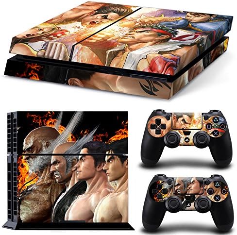 LEBULI PS4 Skin Sticker decorative stickers + 2 Controller Skin Sticker # YC-5427