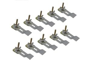 HOMYDOM Undermount Sink Clips, Sink Brackets, Epoxy Sink Clips - 10 Pack Kit - Kitchen & Bathroom Sink Supports