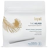 Loyal The Helper Suppository Applicators | Efficient | Compact | Comfortable | Fits Most Brands, Pills, Tablets and Boric Acid Suppositories (15-Pack)