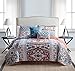 VCNY Home Natasha Quilt Set-Ultra-Soft Reversible Coverlet Bedding-Lightweight, Cool, and Breathable Bedspread, Machine Washable, King, Multicolor