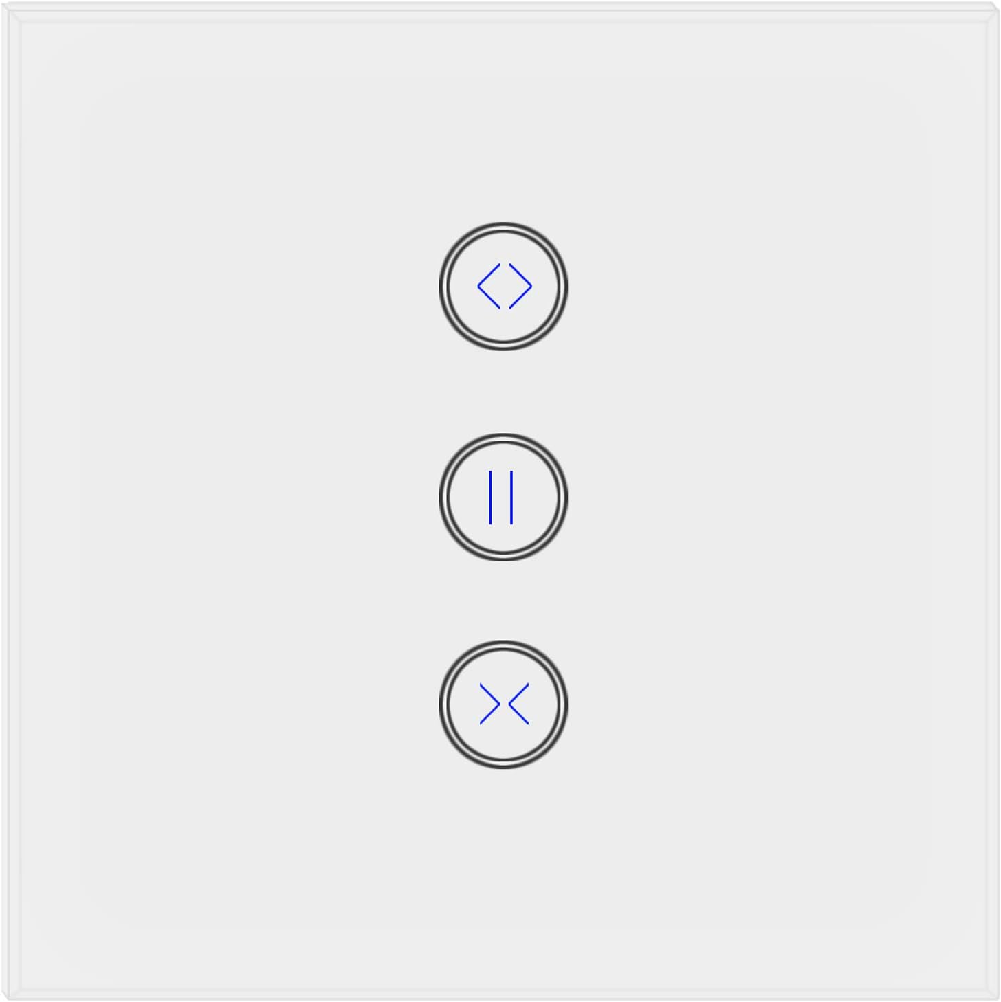 Jinvoo WiFi Roller Shutter Switch, UK WiFi Curtain Switch, Wireless Remote Control Blinds Switch, Voice Control, Timing Function, Compatible with Alexa and Google Home(Need 1 Neutral Wire) …