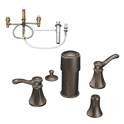 Moen Kbve D T5250orb Vestige Two Handle Bidet Faucet Oil Rubbed