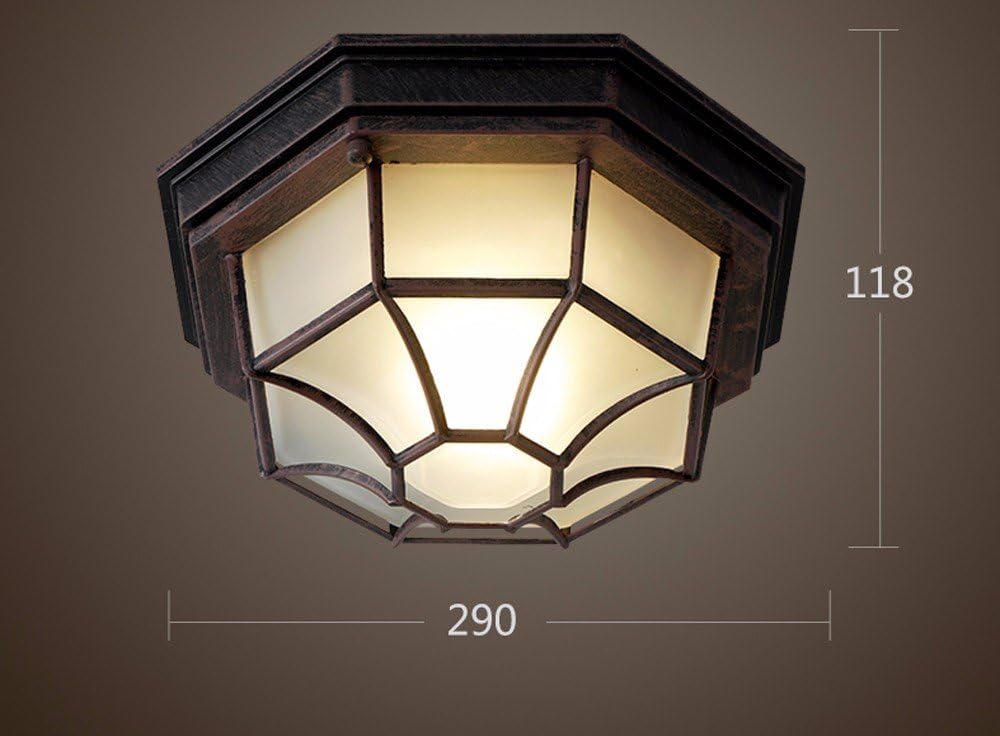 American Balcony Entrance Pass Aisle Corridor lamp loft Aluminum Small Ceiling Light, XD-8 Models [Energy Class A++]