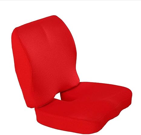 Amazon Co Jp オフィス ウエスト 腰椎パッド クッション 1つ 車 背中 学生 椅子 クッション マット 妊婦 美しいヒップスーツ レッド ホーム キッチン