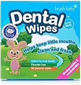 Brush-Baby DentalWipes Stage 1 0-16 Months 28 Count Baby Teeth Gums Tongue view 3