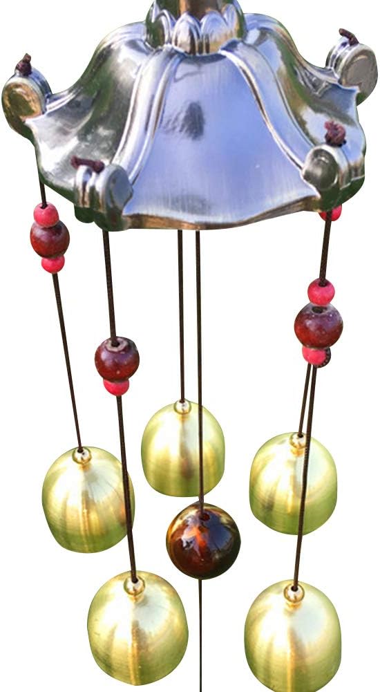 good01 Metal Feng shui Fortune Wall Hanging Wind Chimes Bell Outdoor Indoor Window Balcony Decor 1