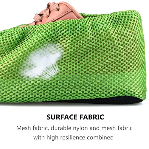 5 Pairs Mesh Non Slip Washable Reusable Shoe Covers For Household Thickened Boot Covers (5 Color)