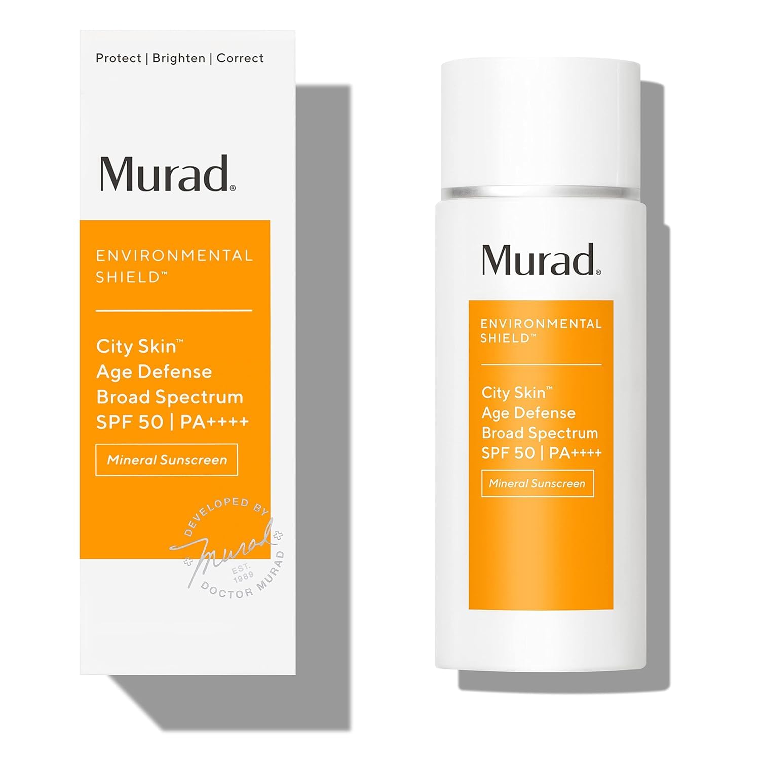 Murad Environmental Shield City Skin Age Defense Broad Spectrum SPF 50 - Sunscreen for Face, 50 ml