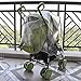 Bemece Universal Stroller Rain Cover , Baby Stroller Weather Shield, Windproof, Waterproof, Dust Shield, Protect from Rain, Snow, Insects