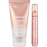 medicube Milky Collagen Double Glow Lock Duo: Collagen Glazed Milky Wrapping Mask and Booster Serum | 130DaCollagen, Niacinamide, Glutathione for Plumped, Radiant Glass Skin, Valentines Day Gifts