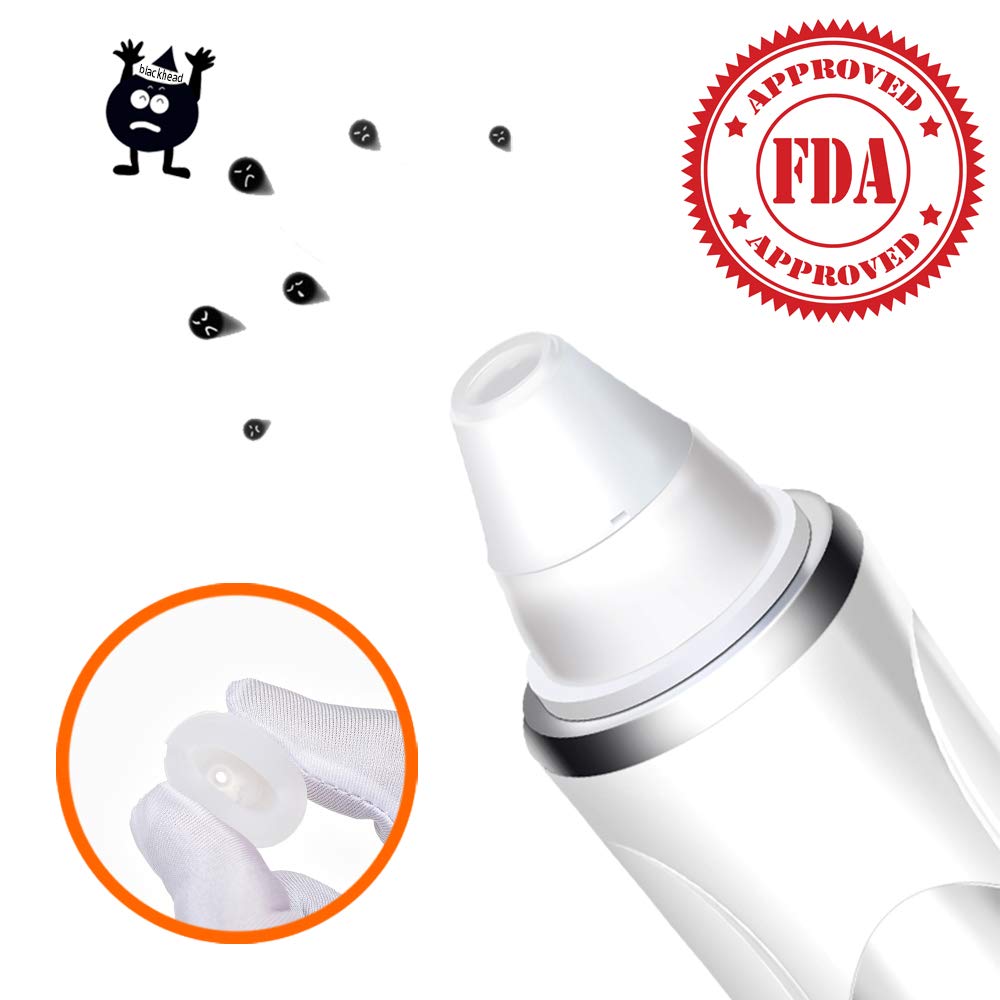 Blackhead Vacuum - Pore Vcauum Blackhead Remover Comedone Extractor Tool and Facial Skin Cleaner Suction Microdermabrasion Machine