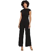 Maggy London womens High Neck Jumpsuit Workwear Office Occasion Event Guest of