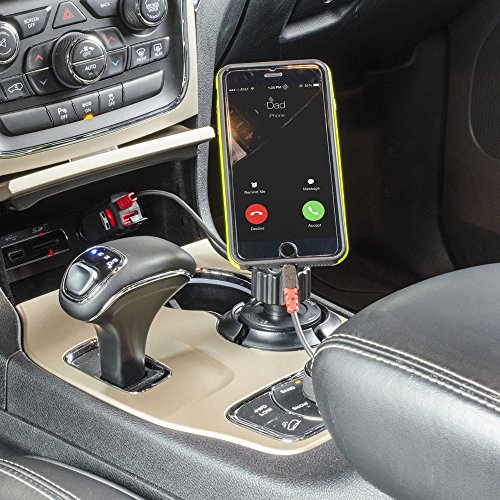 Tuff Tech Cup Holder Universal Car Mount Phone Holder for iPhone, Samsung, LG, Moto