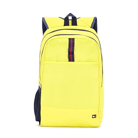 yellow tommy hilfiger backpack