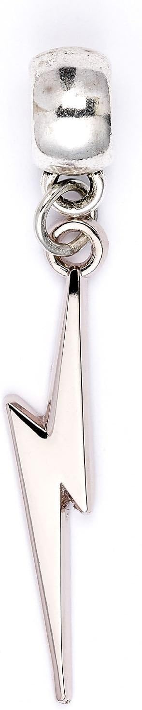 The Carat Shop Harry Potter Lightning Bolt Slider Charm, Silver