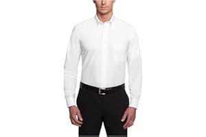 Van Heusen Men's Dress Shirt Regular Fit Oxford Solid