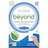 Beyond Concentrated Laundry Detergent Sheets. Zero Plastic Waste (32 Loads) (Fresh Linen)