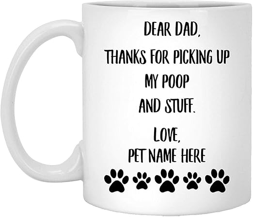 dear dog dad mug