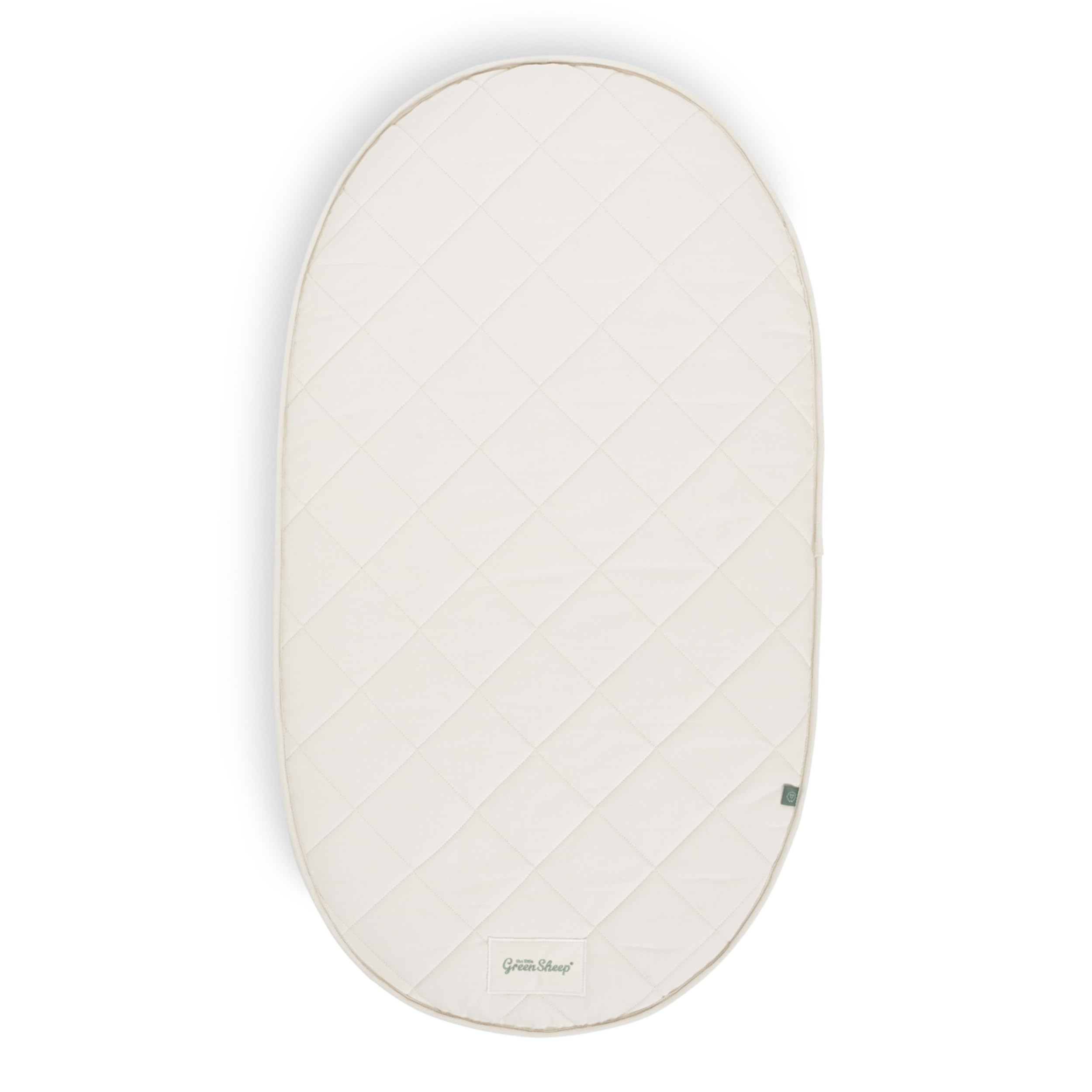 The Little Green Sheep Twist Natural Bed Stokke Sleepi Cot, Breathable Mattress for Babies & Toddlers, 68x122cm, Coconut Coir, Cotton, Wool, Latex, Colour, 68 x 122 cm