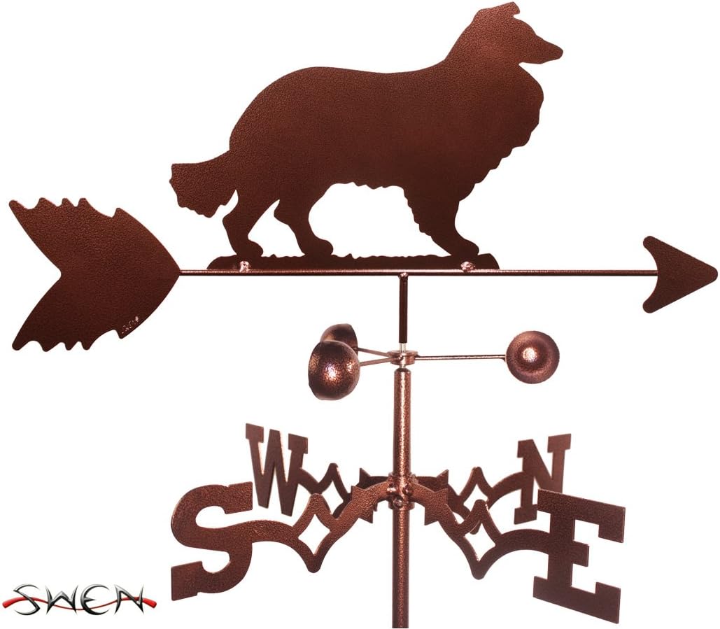 Weathervanes - SWEN Products Collie Dog Weathervane