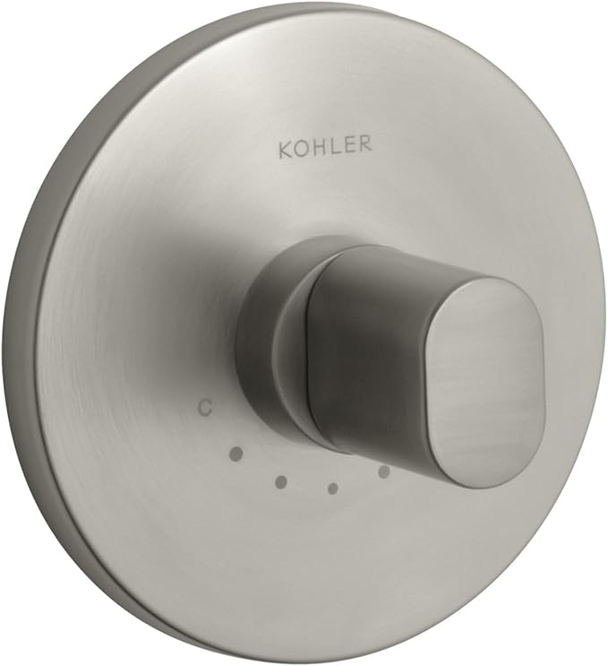 KOHLER KT100699BN Oblo Thermostatic Valve Trim, Valve not Included