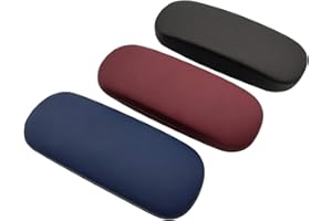 HSYMQ 3Pack Unisex Hard Shell Eyeglasses Protector Cases, Protective Case For Glasses