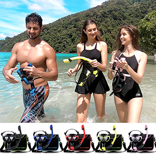 image for FinaTider Snorkel Mask - Impact Resistant Tempered Glass Diving Mask P