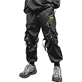 XYXIONGMAO Men's Cyberpunk Techwear Cargo Pants Baggy Streetwear Japanese Pants Men Outdoor Cool Trendy Casual Trousers Mens