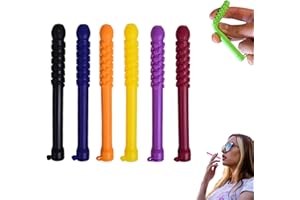6PCS Chewable Essential Oil Breath Stick, Essential Oil Breather, Quit Smoking Chew Sticks, Can Taken Anywhere for Focus Clea