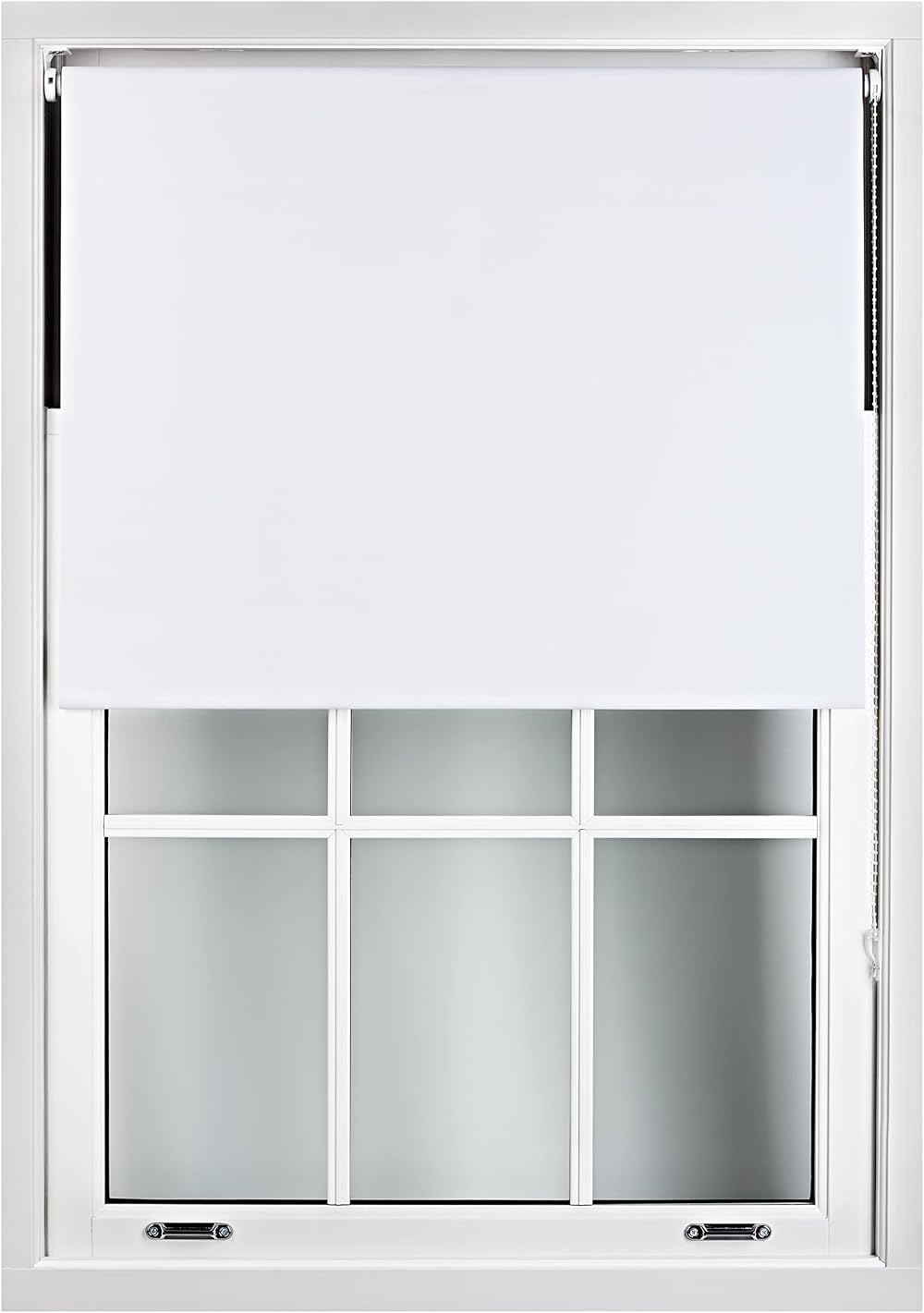 FURNISHED Thermal Blackout Roller Blind White 2200 x 1650 mm Trimmable
