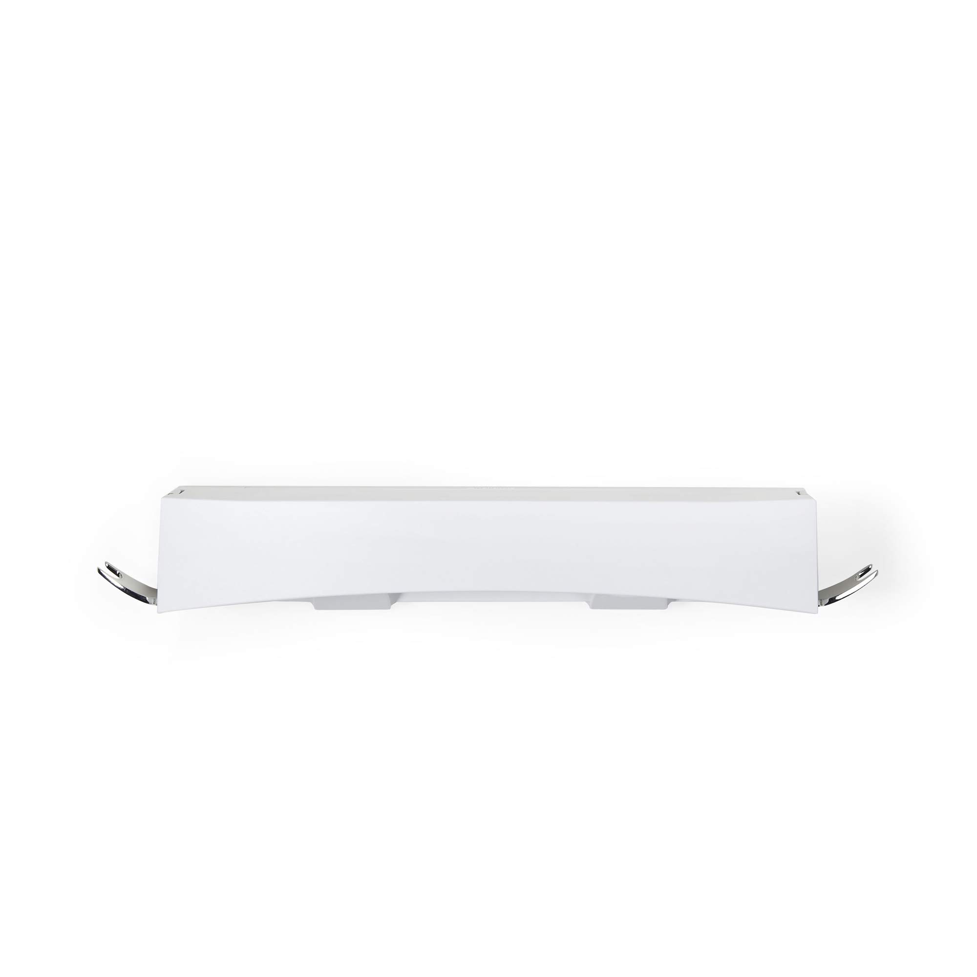 Compactor Shower Storage Shelf, Durable Plastic, White, One Size, 35.6 x 10.2 x 6.3 cm, Product Code RAN9651