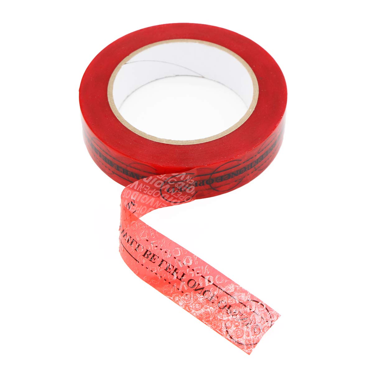 Tamper Evident Security Tape Resistant Safety Stickers Labels Seals Prevent Opened Void Tape Legend “Marks Will Be Left Once Opened” (2.5cm x 55yds Traces left on the tape)