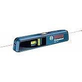 Bosch Gll1P 65Ft Combination Point and Line Laser Level for Horizontal, Vertical Or Angular Leveling Applications