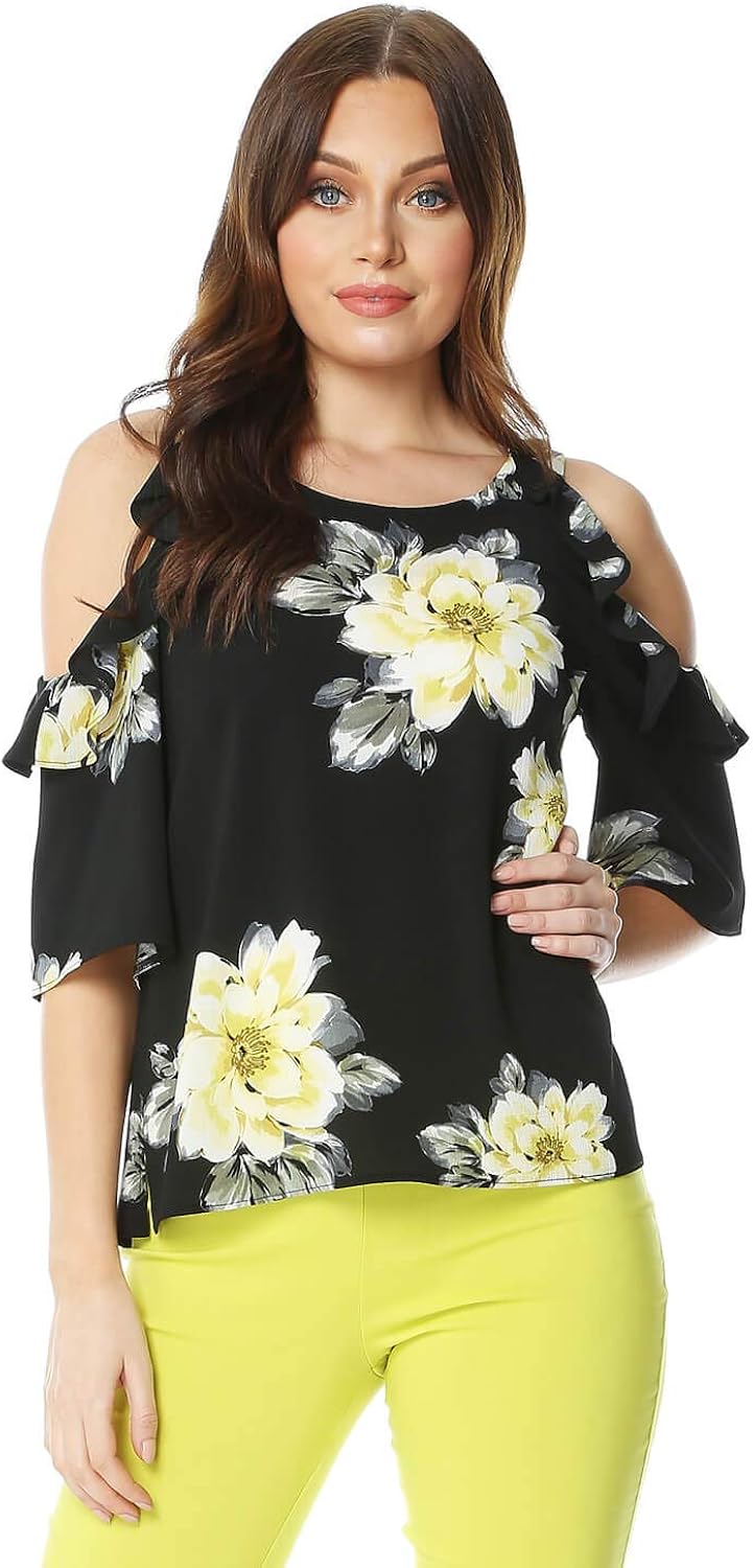 roman originals cold shoulder tops