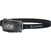 Ledlenser HF4R Core Headlamp, LED Headlamp, Head Flashlight, Camping Light | 72g Barely-There Comfort, IP68 Waterproof Protection, Dual Flood-Spot Fusion Beam, For Running, Hiking &amp; Work, Fall Outings