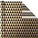 Hallmark Reversible Christmas Wrapping Paper Bundle, Black and Gold (Pack of 4, 150 sq. ft. ttl.) (5JXW1737)