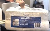 Holbé 100pk Disposable Towels 70x40cm 55gsm Embossed Viscose Hairdresser Salon view 4