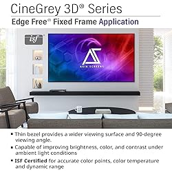 Akia Screens ALR Projector Screen 123 inch 16:9 4K
