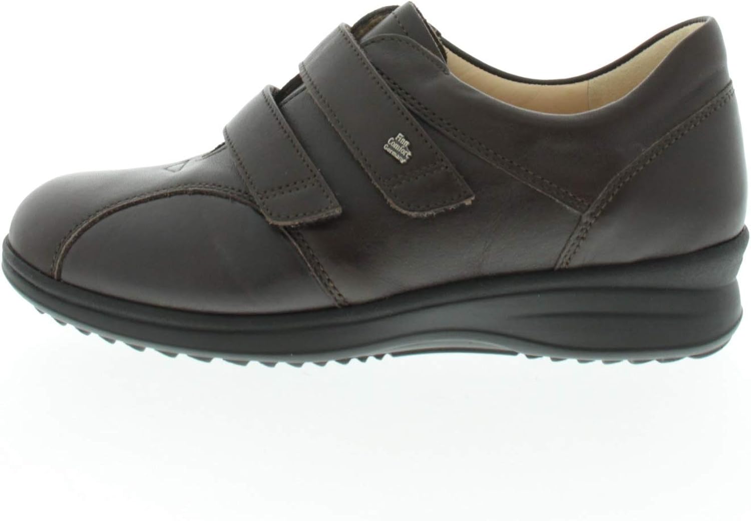 Finn Comfort Damenschuhe Kletthalbschuhe Venlo Kaffee Dunkelbraun