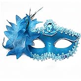 MYMENU Masquerade Mask for Women Venetian Masks for Halloween Costume Cosplay Party Prom Ball