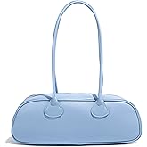 Plinvo East West Le Teckel Handbag for Women Elegant Genuine Leather Shoulder Purse for Formal Events or Work