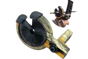 TEWAX Whisker Biscuit Arrow Rest, Archery Compound Bow Brush Round Hand Brush Screw Bristle Arrow Stand on for Arrow Maintenance