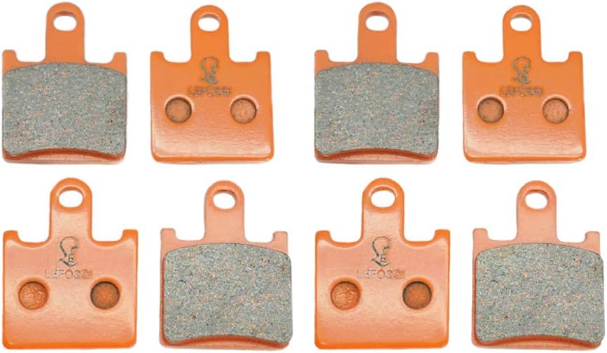 LE LEFOSSI Front Carbon Fiber Brake Pads for Compatible with Kawasaki Concours 14 ZG 1400 GTR ZX 14 Ninja ZZR 1400 2006-2014 2015 2016 2017 2018 FA417FF